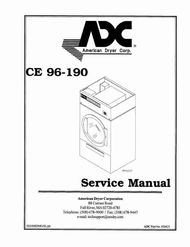 American Dryer Corp  Clothes Dryer CE 96-190-page_pdf